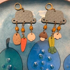 Colorful Vegetable Dangle Earrings